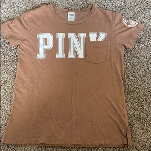 PINK pocket t shirt
